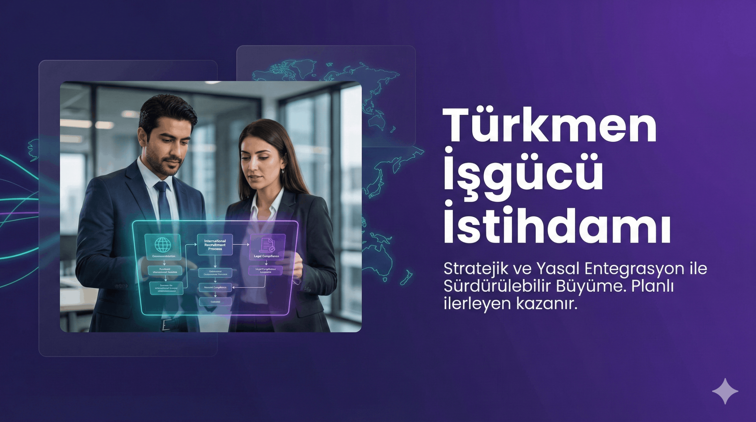 Türkmen işçi çalıştırmak isteyen işveren için üretim ve saha işgücü