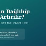 Çalışan bağlılığı nasıl artırılır konulu kapak görseli; Türkiye'de çalışanların yalnızca yüzde 15'inin işine bağlı olduğunu gösteriyor.
